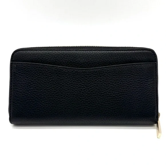 Kate Spade Leila Large Continental Wallet Black/Gold - Picture 5 of 8